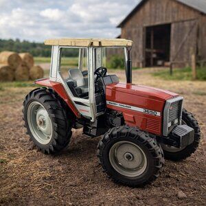Massey Ferguson 3650 Farm Tractor Toy – Vintage Die-Cast Style